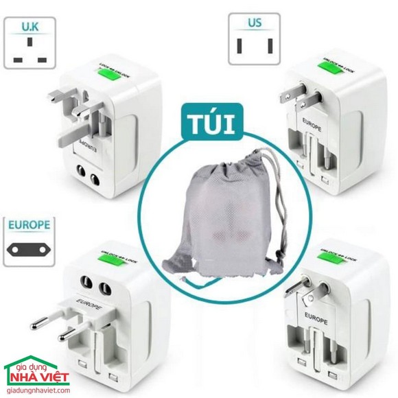 Ổ cắm chuyển đổi, sạc dự phòng và bộ đồ chăm da cá nhân