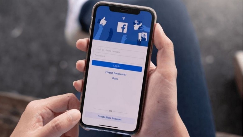 Màn hình điện thoại báo không kết nối được Facebook trên mạng nội địa Trung Quốc